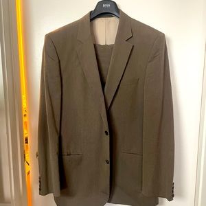 Cotton Silk Suit by Boss